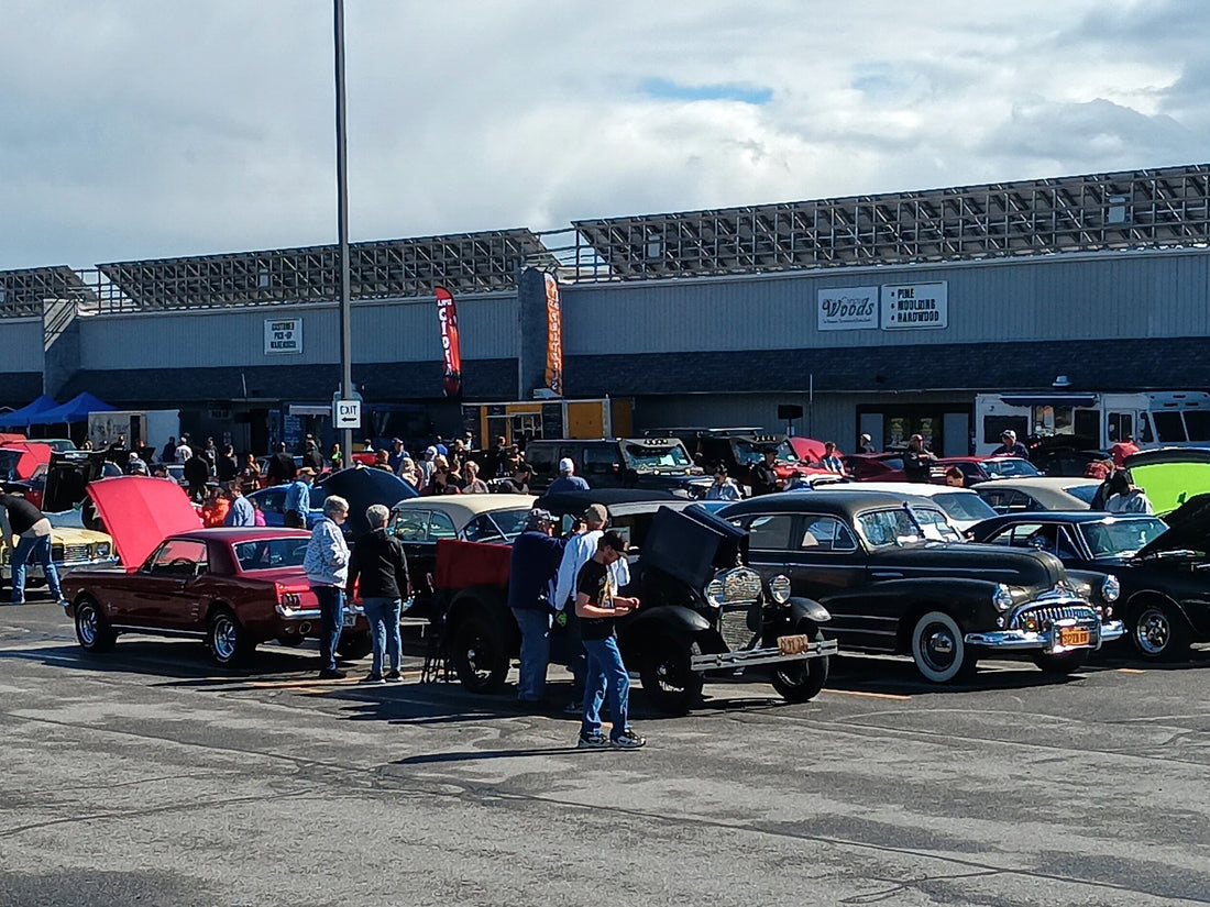 local car show, Curtis lumber