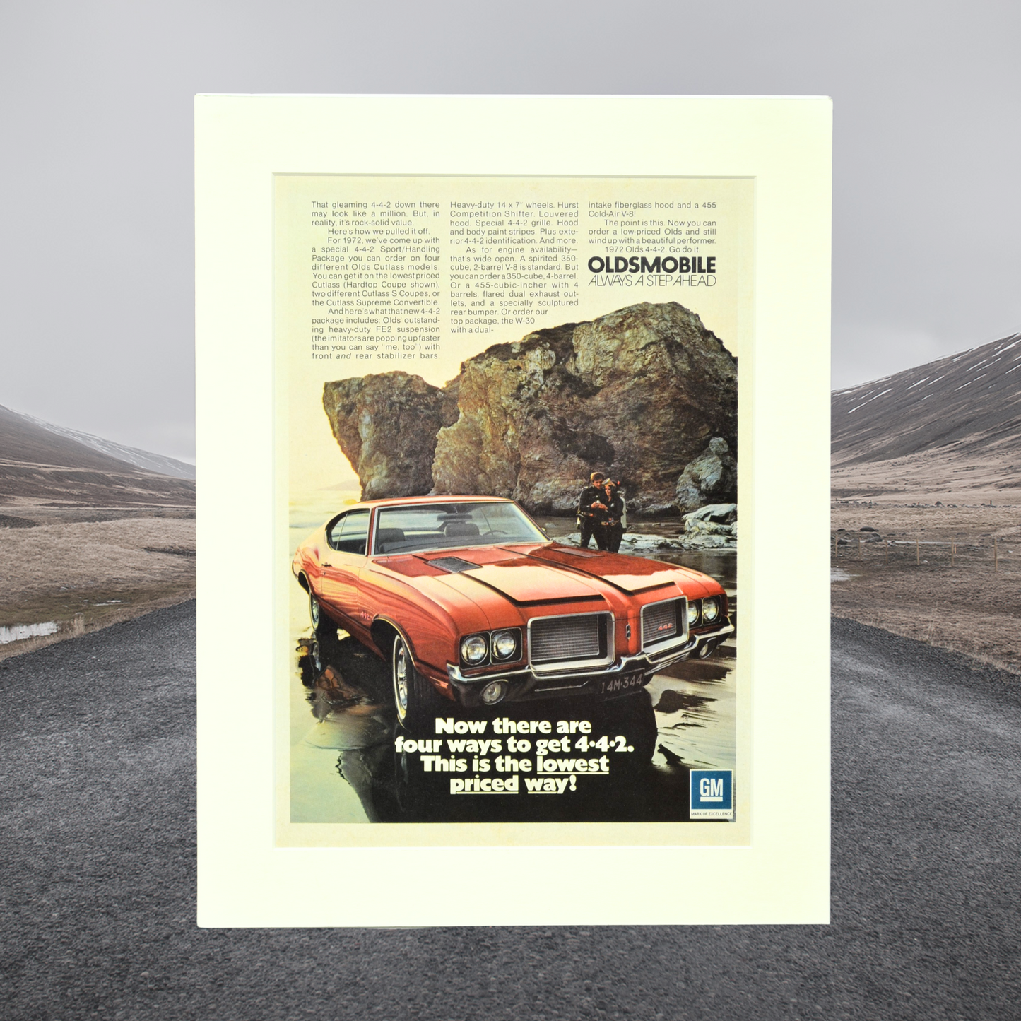 Complete Your 442 Collection: 1972 Oldsmobile Wall Art
