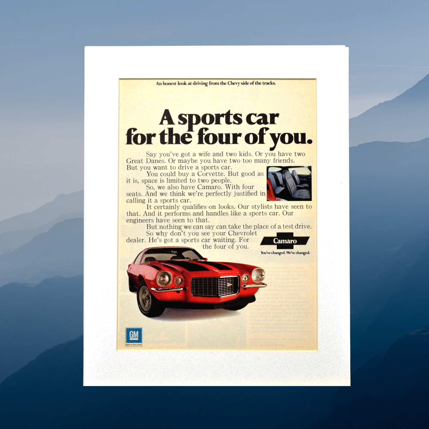 1970 Chevrolet Camaro Z-28 Ad