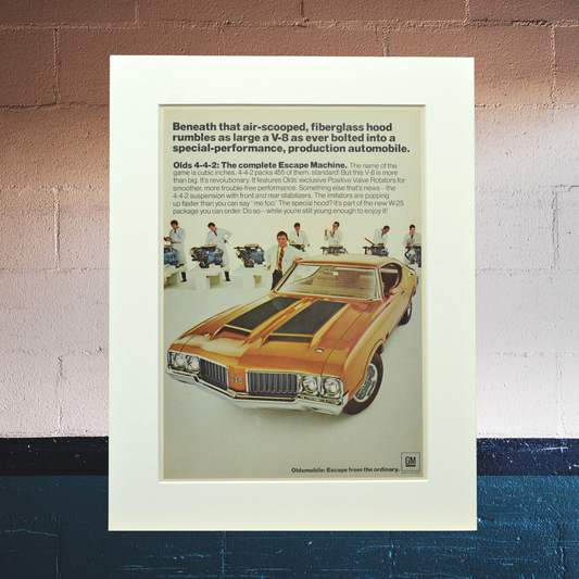 1970 Olds Cutlass 442 Wall Art