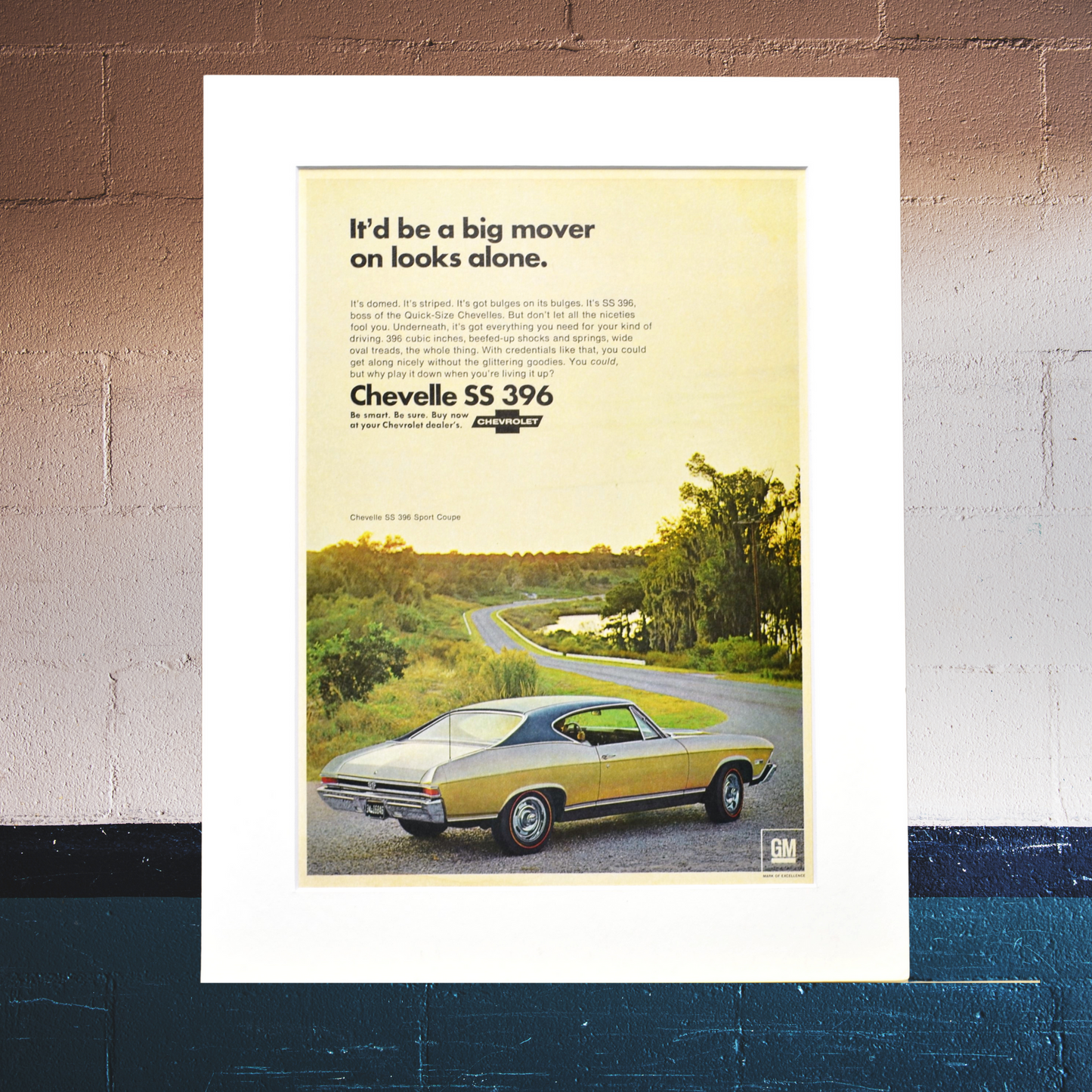 1968 Chevrolet Chevelle SS 396 Print Ad