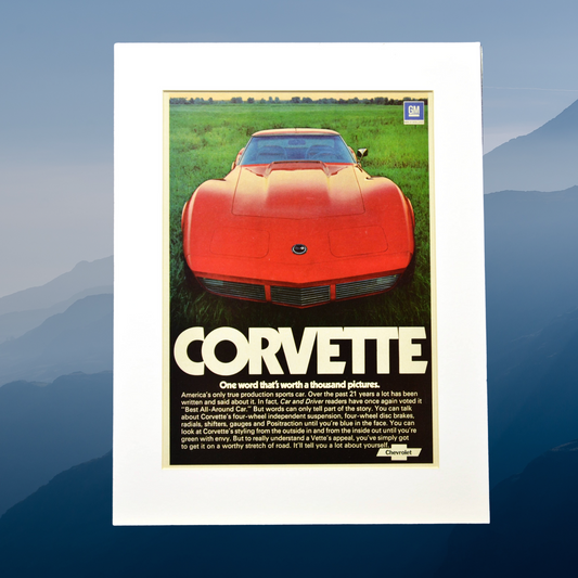 1974 Chevrolet Corvette Vintage Print