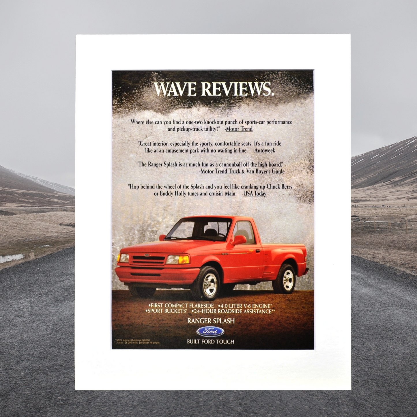 1993 Ford Ranger Splash Print Ad