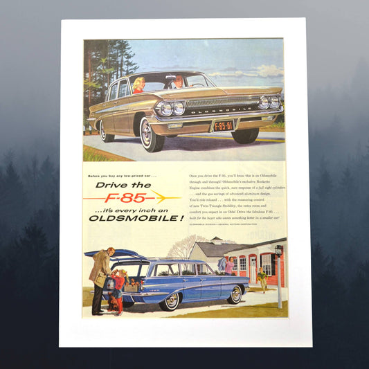 1961 Oldsmobile F-85  print Ad