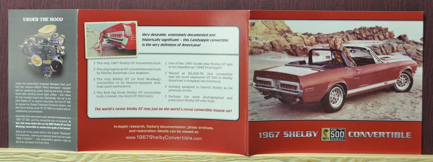 Prototype 428ci engine with Shelby GT details