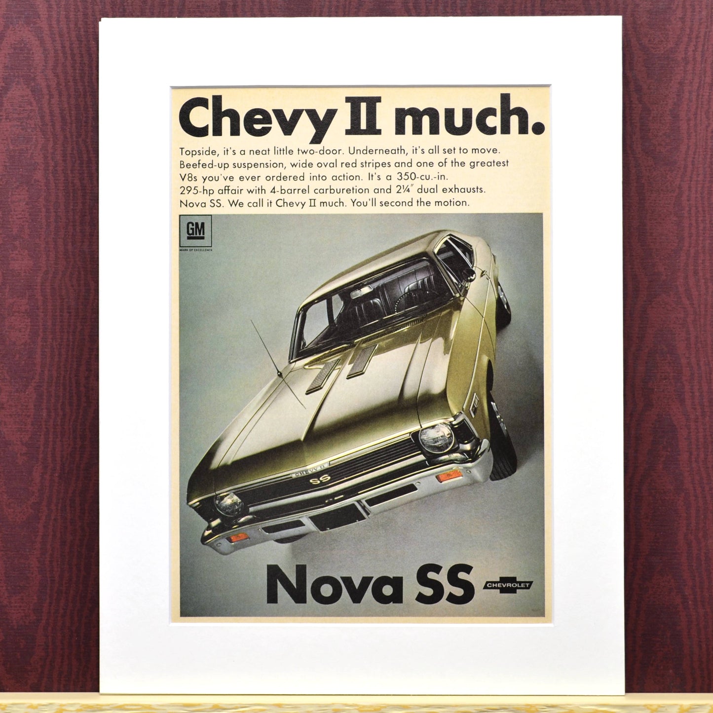 1968 Chevy II Nova SS print Ad