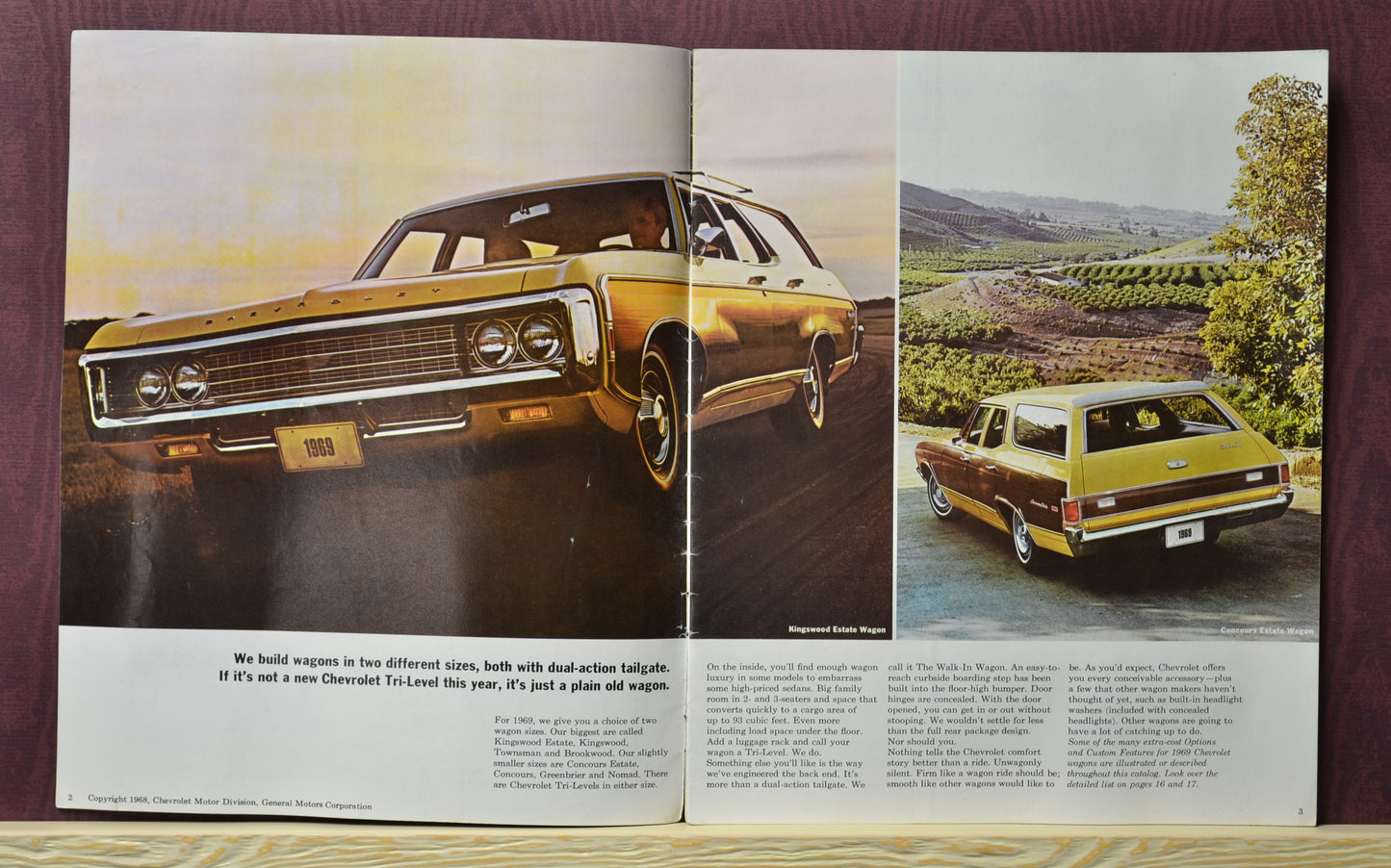 1969 Chevrolet Wagon Dealer Brochure – Classic Wagon Collector’s Piece 2-3
