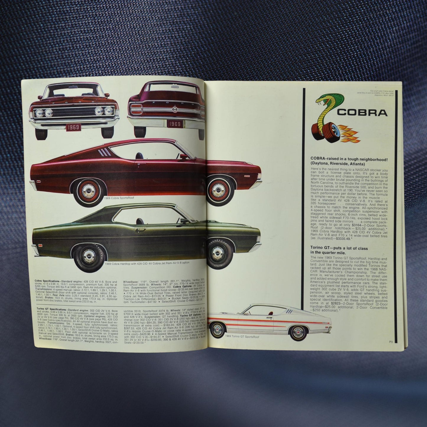 1969 Ford Performance Buyer’s Digest Brochure – Vintage Automotive Memorabilia 2-3