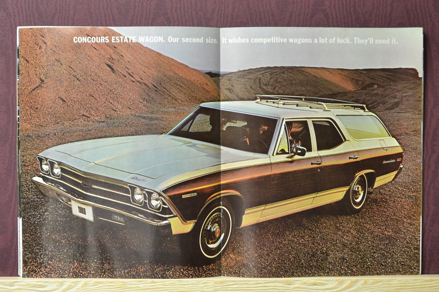 1969 Chevrolet Chevelle Concours estate Wagon Dealer Brochure – Classic Wagon Collector’s Piece