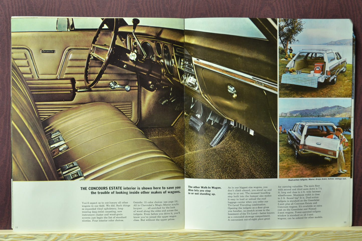 1969 Chevrolet concours estate Wagon Dealer Brochure – Classic Wagon Collector’s Piece