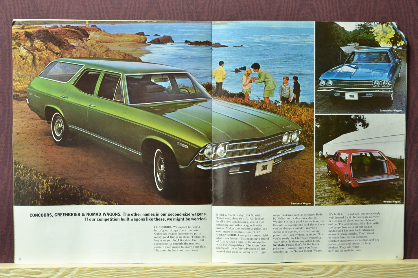 1969 Chevrolet Greenbriar and Nomad Wagon Dealer Brochure – Classic Wagon Collector’s Piece