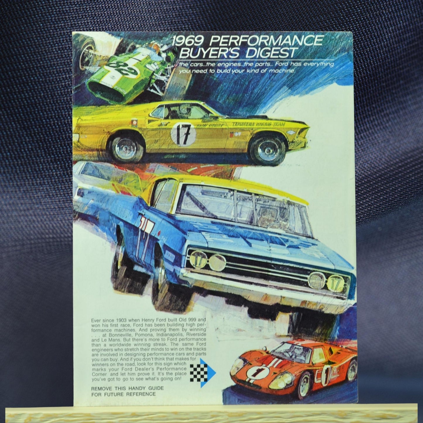 1969 Ford Performance Buyer’s Digest Brochure – Vintage Automotive Memorabilia