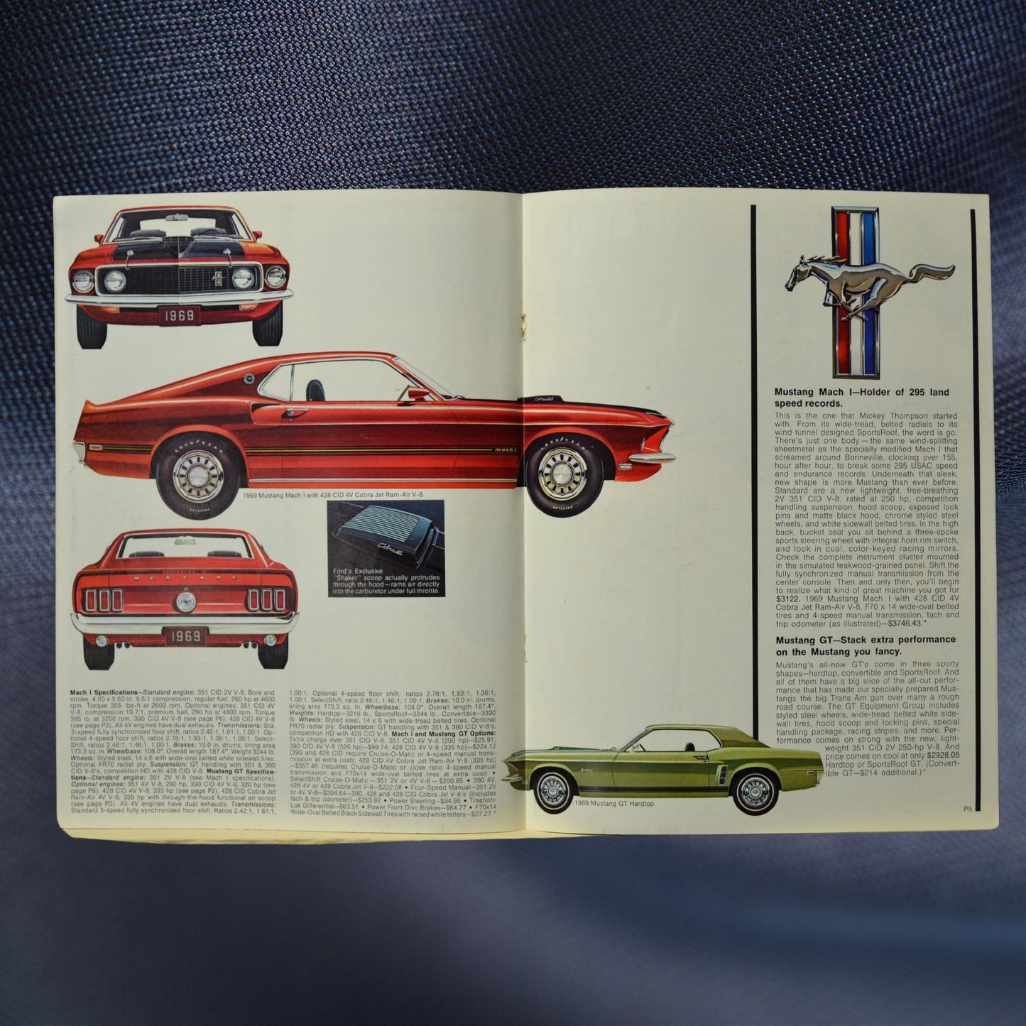 1969 Ford Performance Buyer’s Digest Brochure – Vintage Automotive Memorabilia 4-5