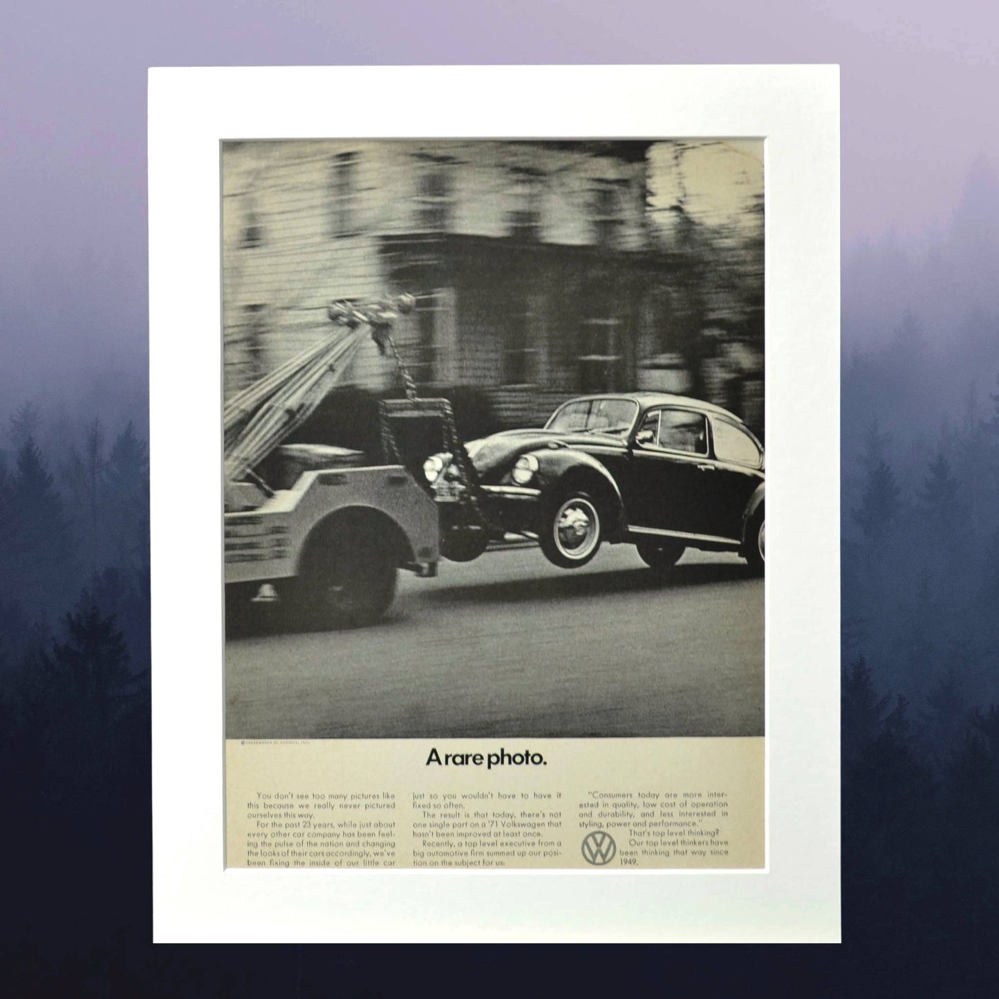 1971 Volkswagen Beetle Vintage Ad