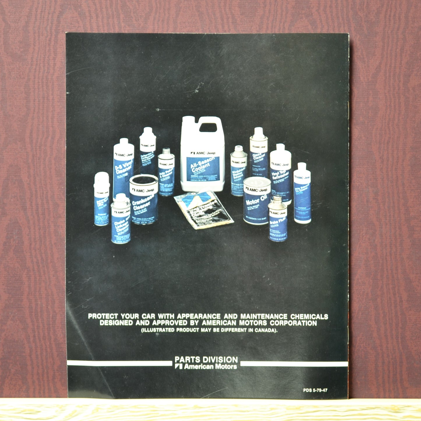 1980 AMC Accessories Catalog - Original Automotive Literature back page