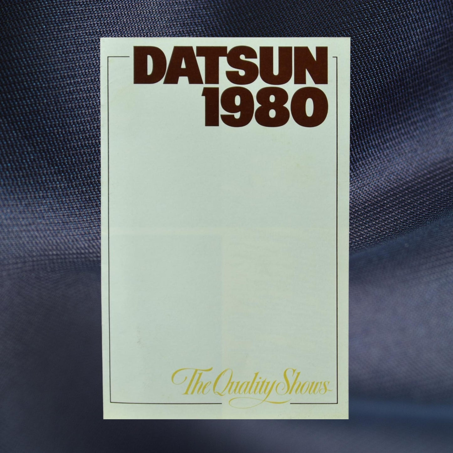 1980 Datsun Dealer Brochure – Complete Lineup Including Sedans, 280-ZX, and Pickups
