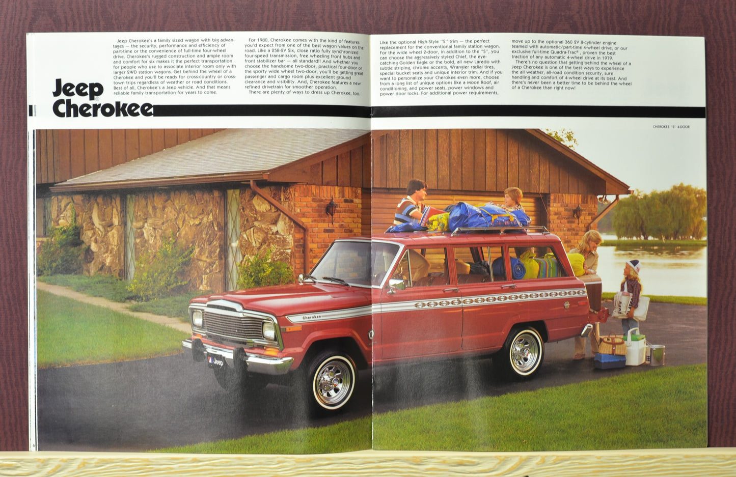 1980 Jeep Lineup Brochure Ad – CJ-5, CJ-7, Pickup, Cherokee & Wagoneer 12-13