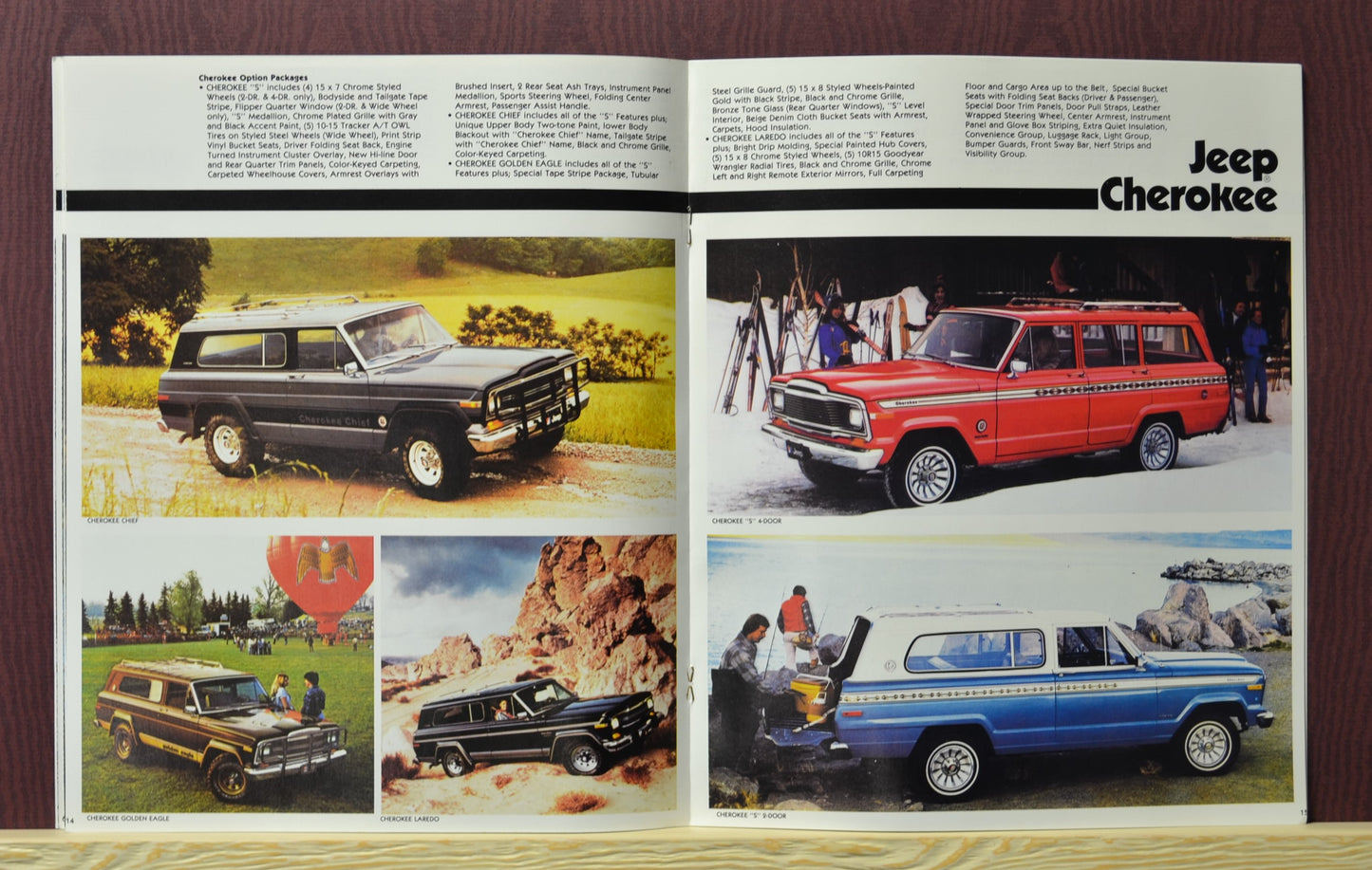 1980 Jeep Lineup Brochure Ad – CJ-5, CJ-7, Pickup, Cherokee & Wagoneer 14-15