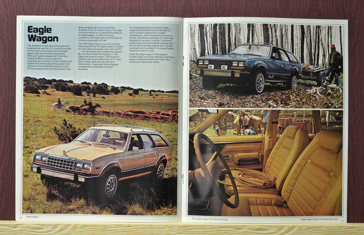 1981 AMC Eagle 4WD Dealer Brochure - Classic Automotive Literature wagon