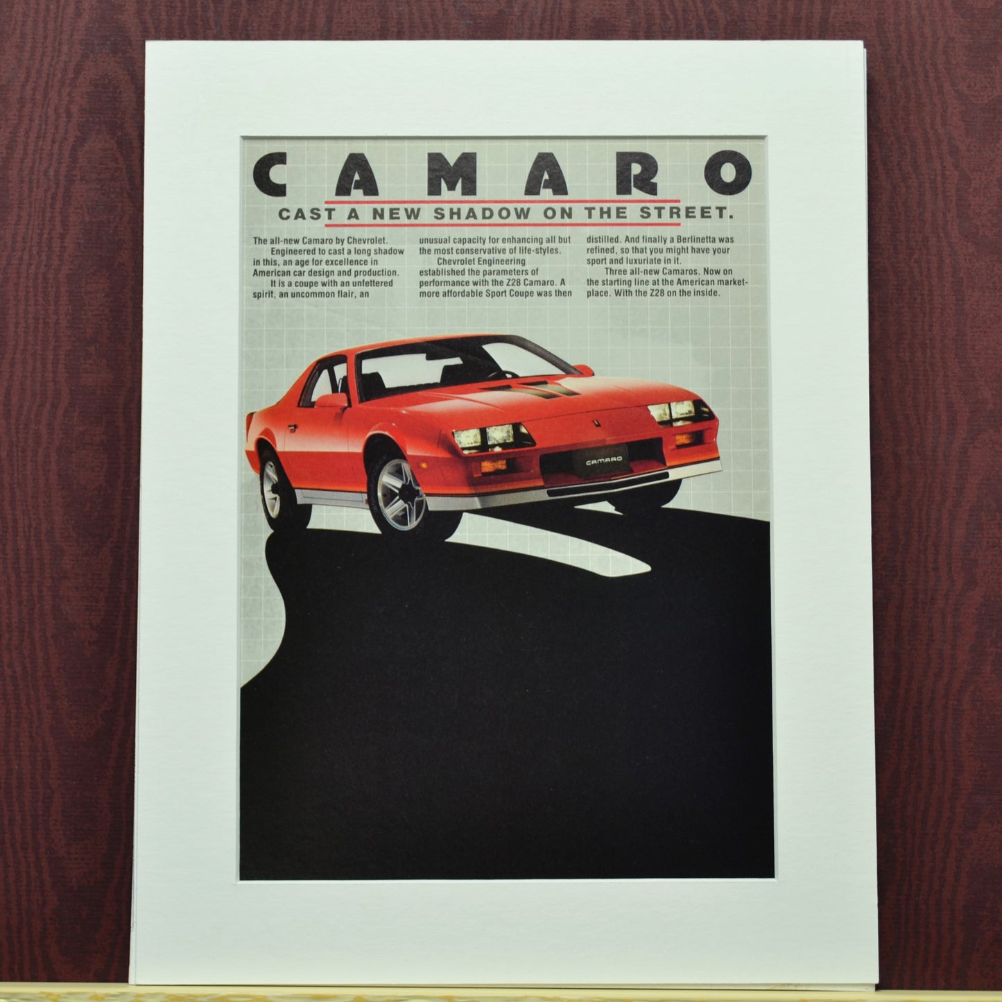 1982 Chevrolet Camaro Z28 Ad