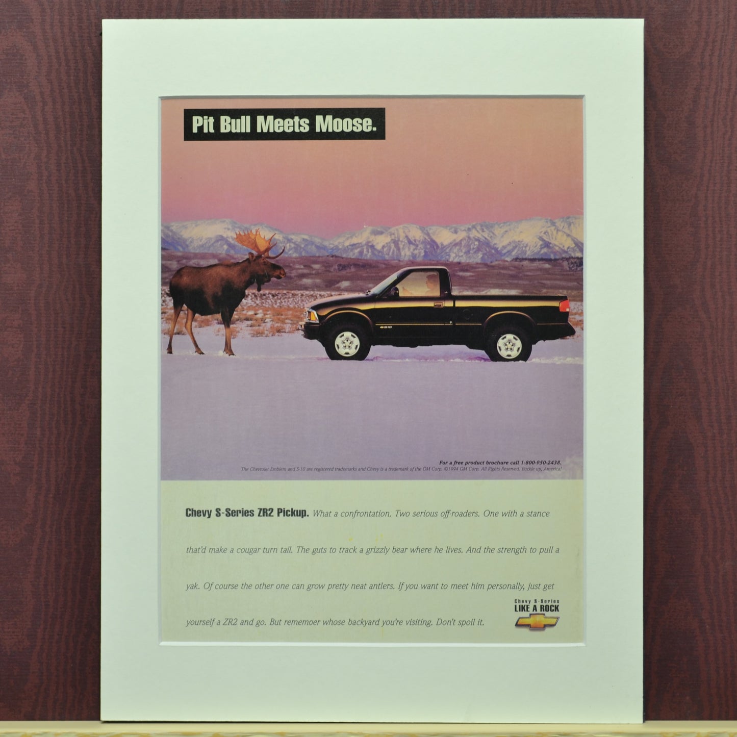 1994 Chevrolet S-10 Pickup Truck Ad