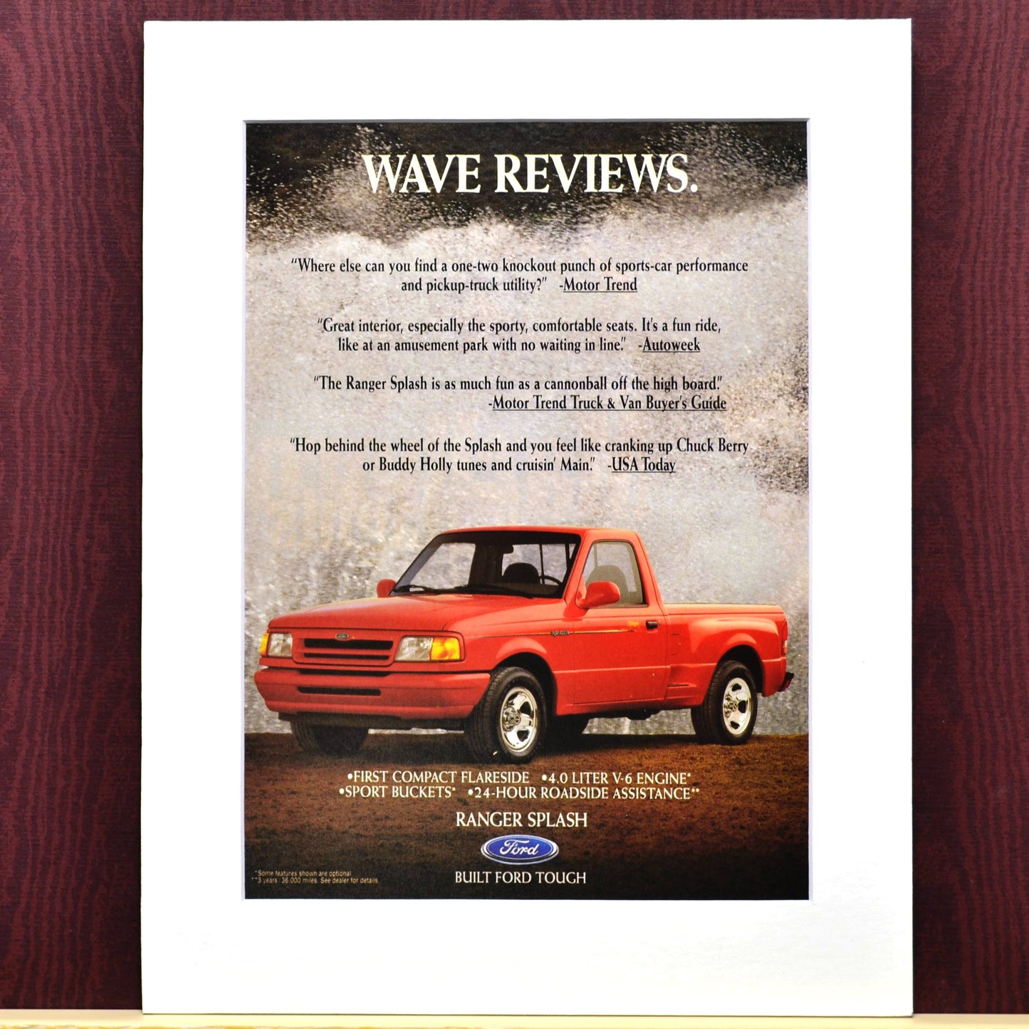 1993 Ford Ranger Splash Ad