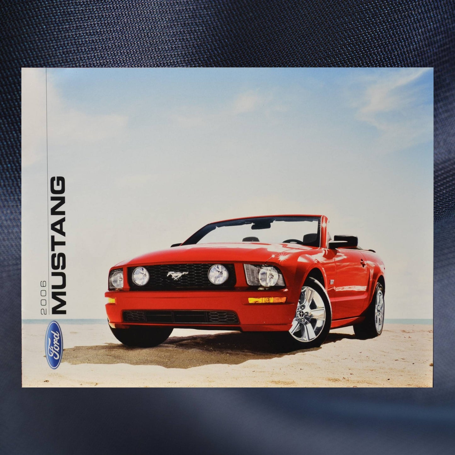 2006 Ford Mustang Dealer Brochure front cover with red Mustang GT