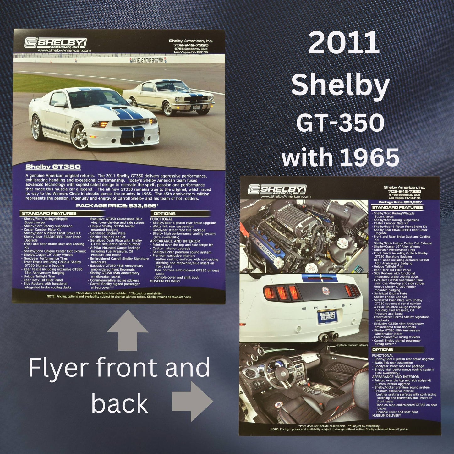 2011-2012 Shelby GT350 Sales Flyers – Authentic Shelby-Ford Memorabilia