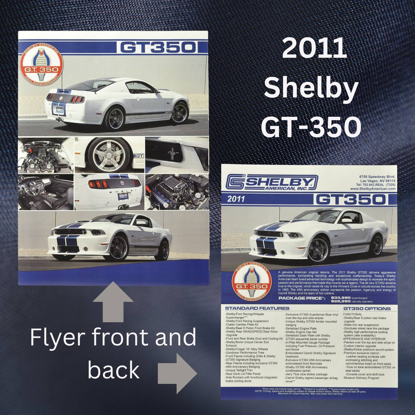 2011-2012 Shelby GT350 Sales Flyers – Authentic Shelby-Ford Memorabilia