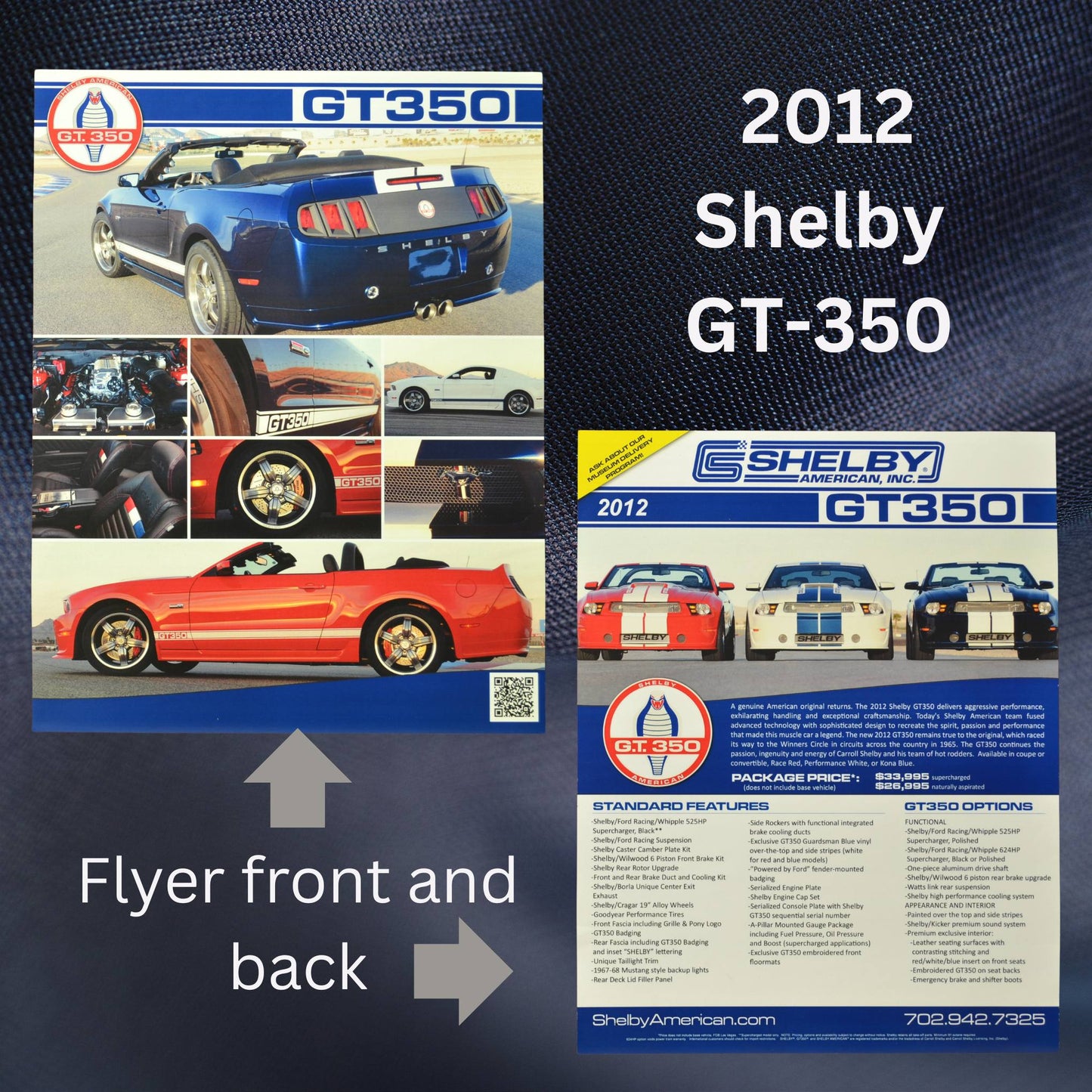 2011-2012 Shelby GT350 Sales Flyers – Authentic Shelby-Ford Memorabilia