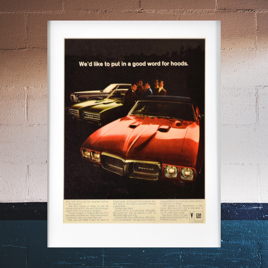 1969 Pontiac Firebird, GTO & Grand Prix Ad