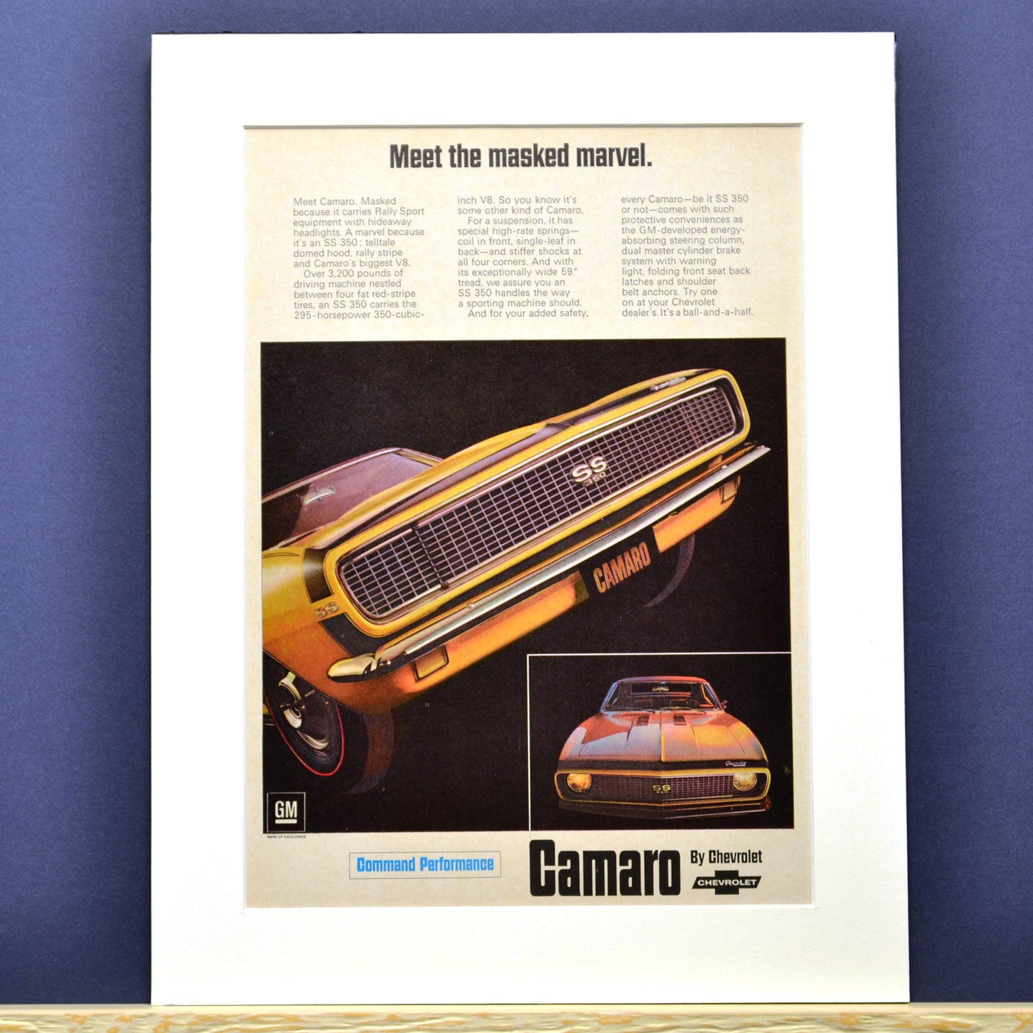 1967 Chevrolet Camaro SS ad