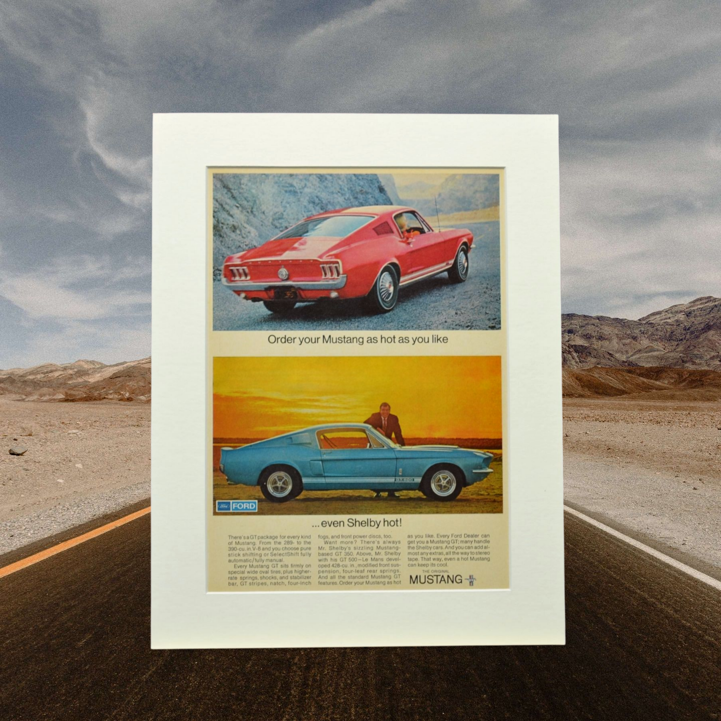 1967 Ford Shelby Mustang Ad