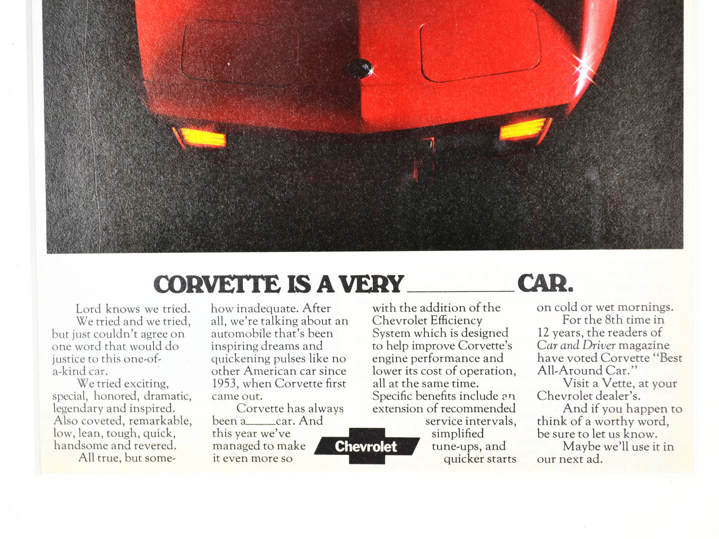 1975 Chevrolet Corvette classic car print sales