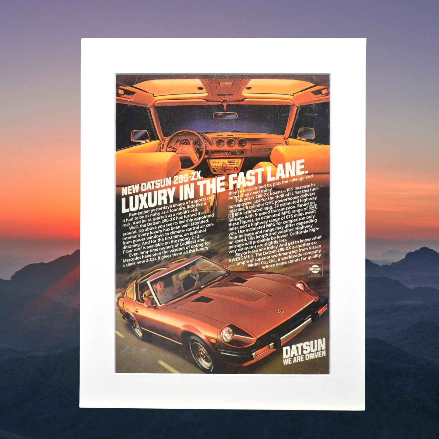 1980 Datsun 280ZX Print ad