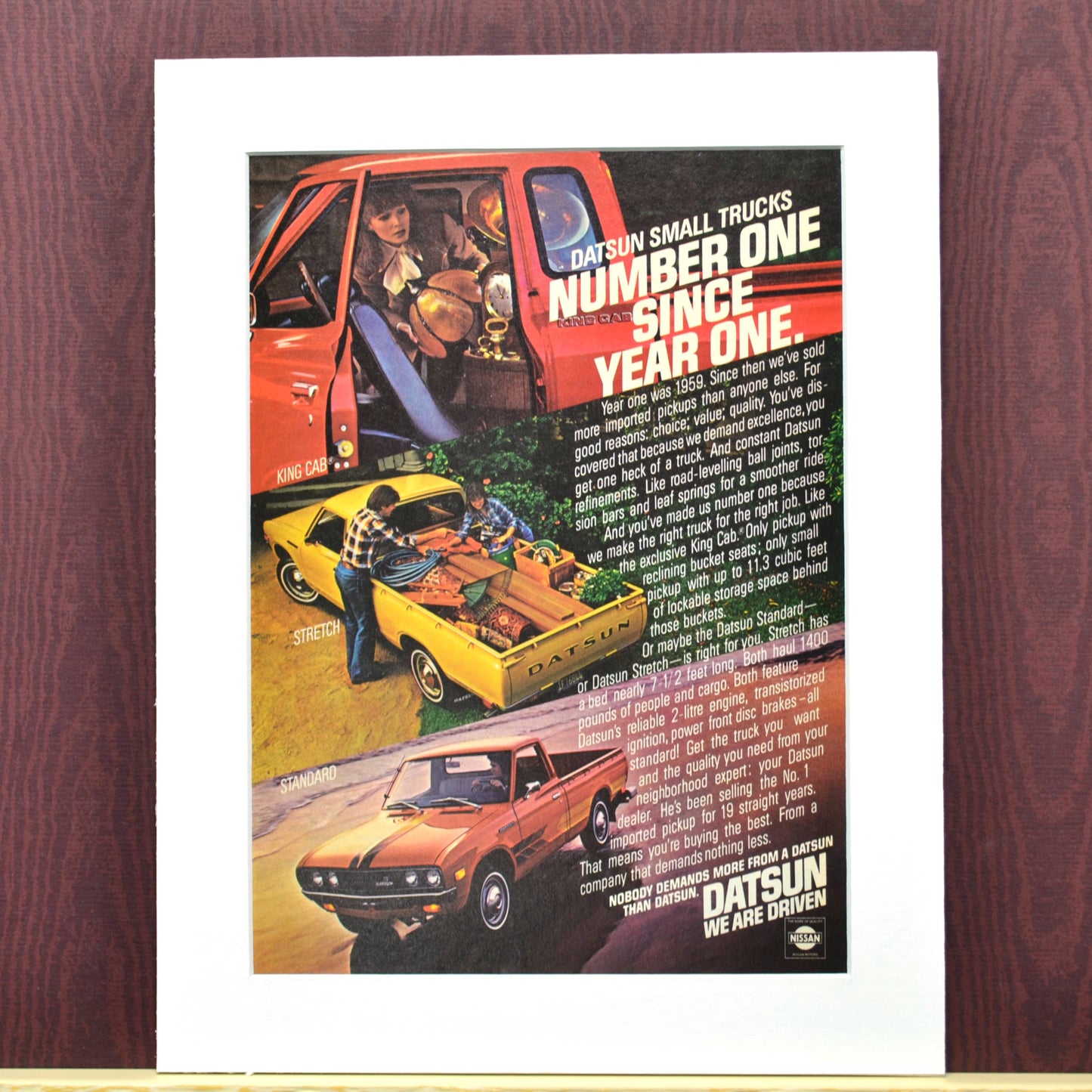 1978 Datsun Pickup Truck Ad
