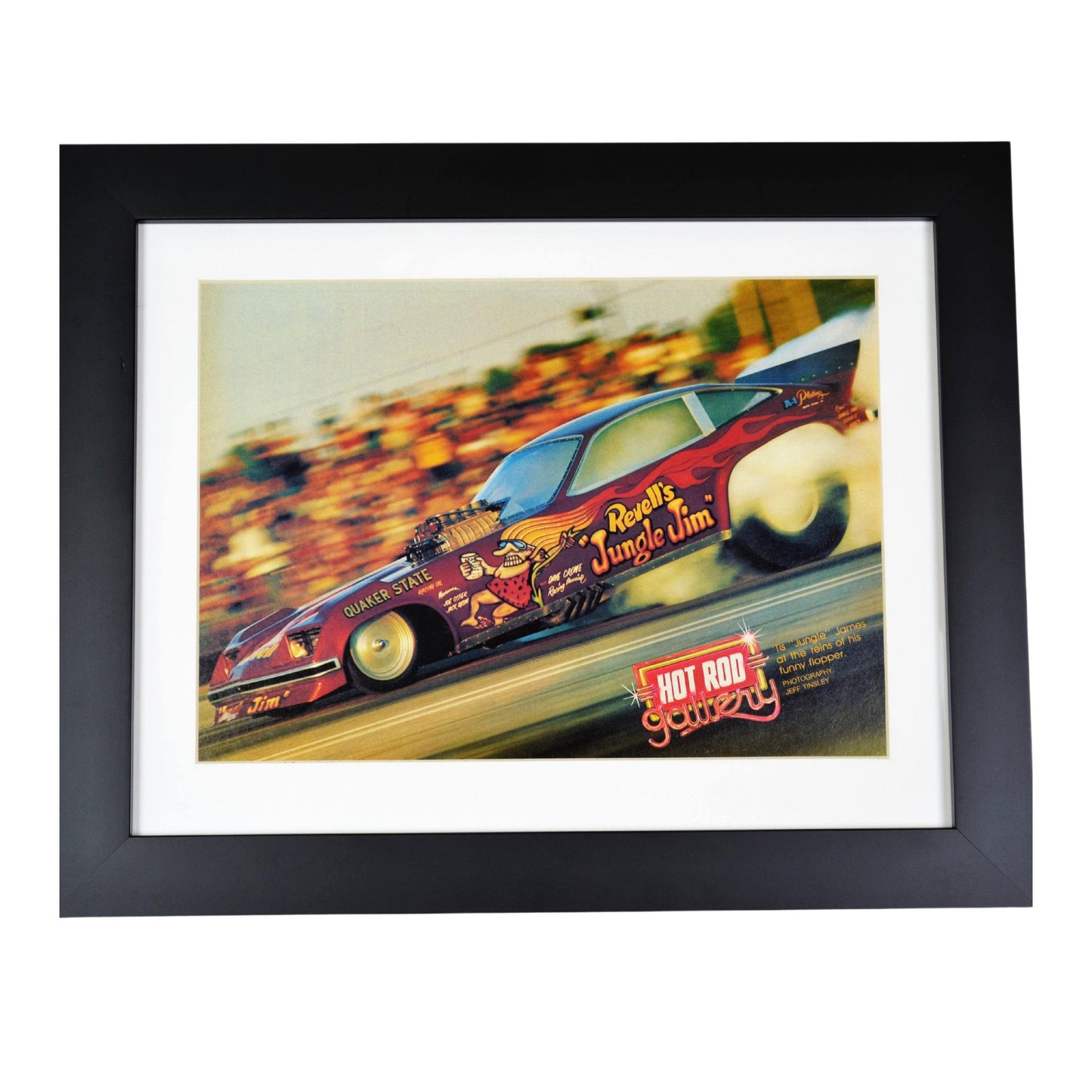 Jungle Jim Liberman NHRA Funny Car Print framed