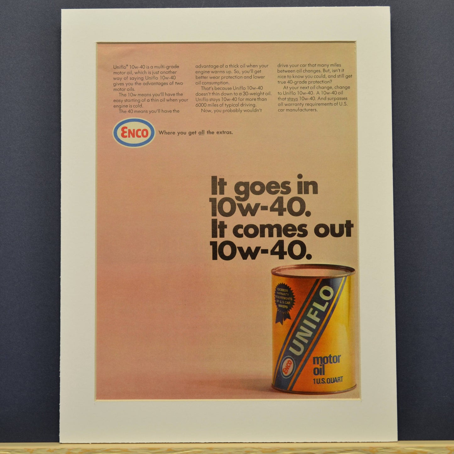 Fill Up on Nostalgia: Enco Oil Print