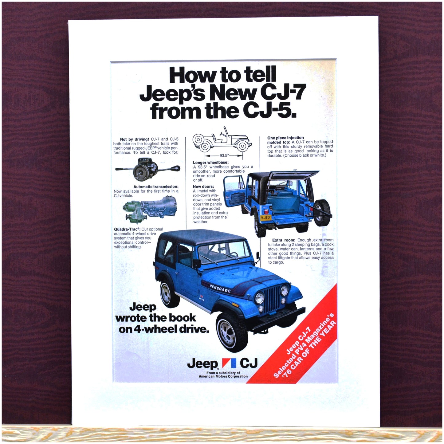 Own a Piece of Jeep History: CJ Classic Ad