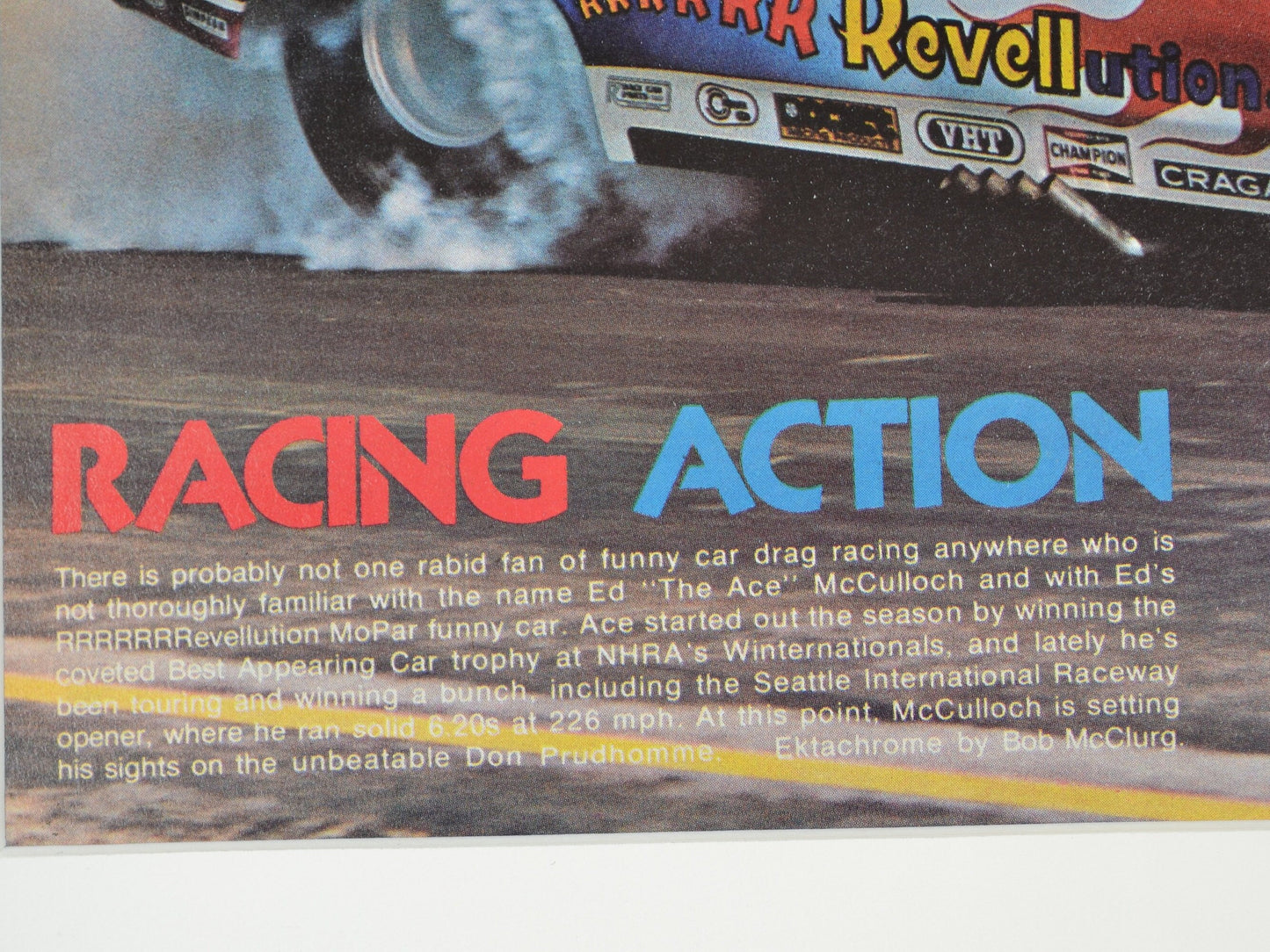 MOPAR funny car print