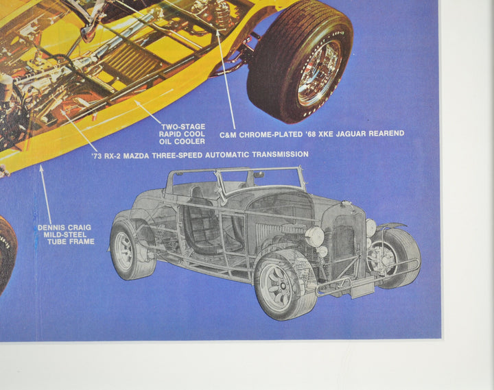 1932 Ford hot rod framed print print