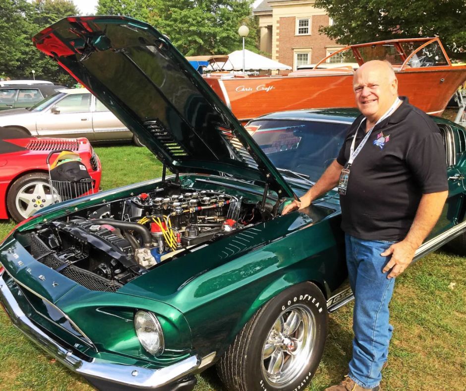 Shelby mustang GT-350 with owner John Barnes