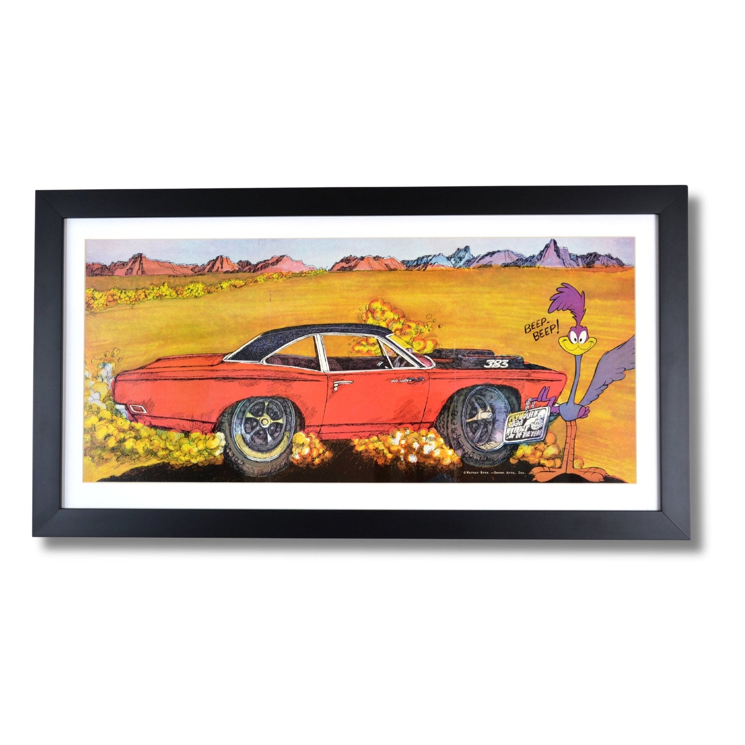 vintage art garage Plymouth collection print