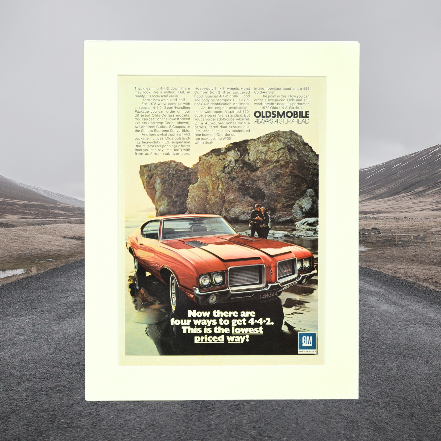 Complete Your 442 Collection:  1972 Oldsmobile Wall Art