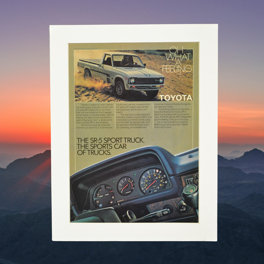 1979 Toyota SR5 Sport Truck Ad – The Original Sports Car of Trucks