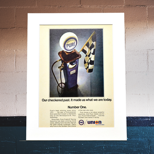 Original Union 76 Gas Pump  Print Ad