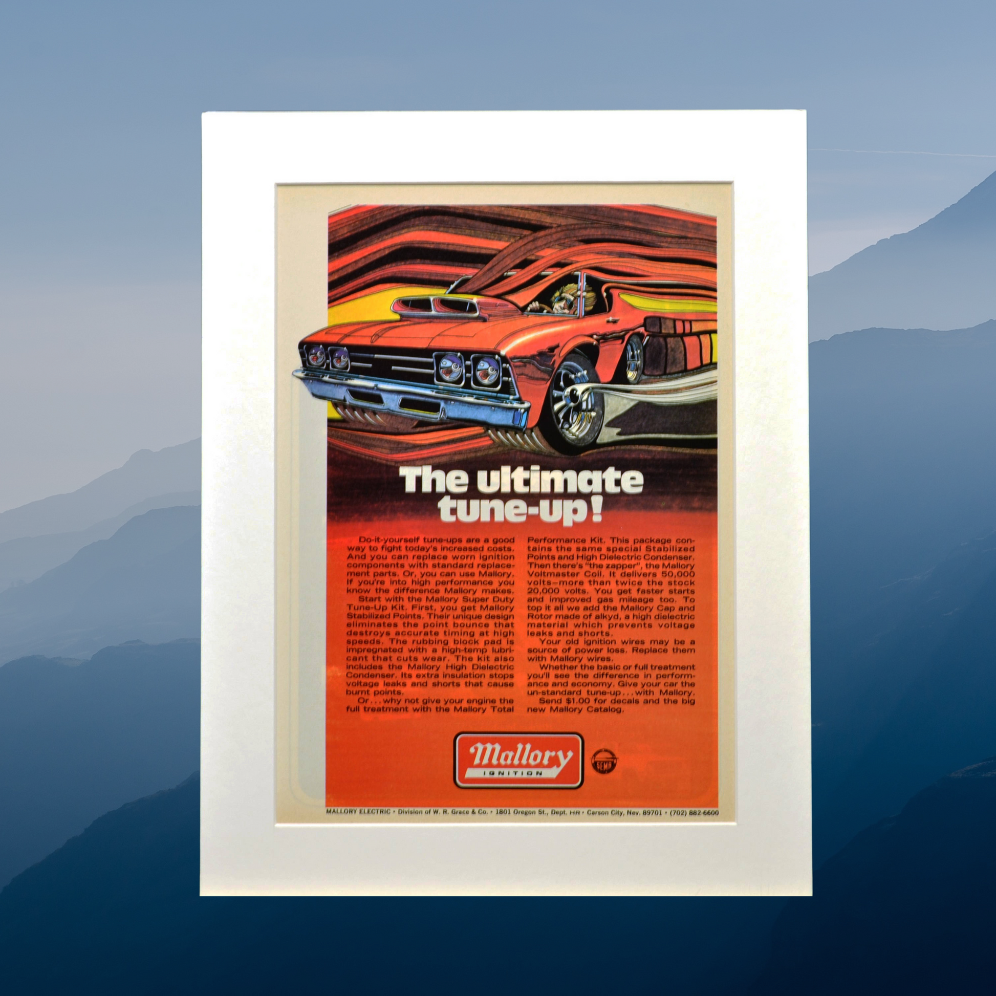 1969 Chevelle Mallory Ignition Ad print