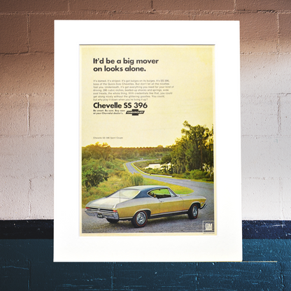 1968 Chevrolet Chevelle SS 396 Print Ad 