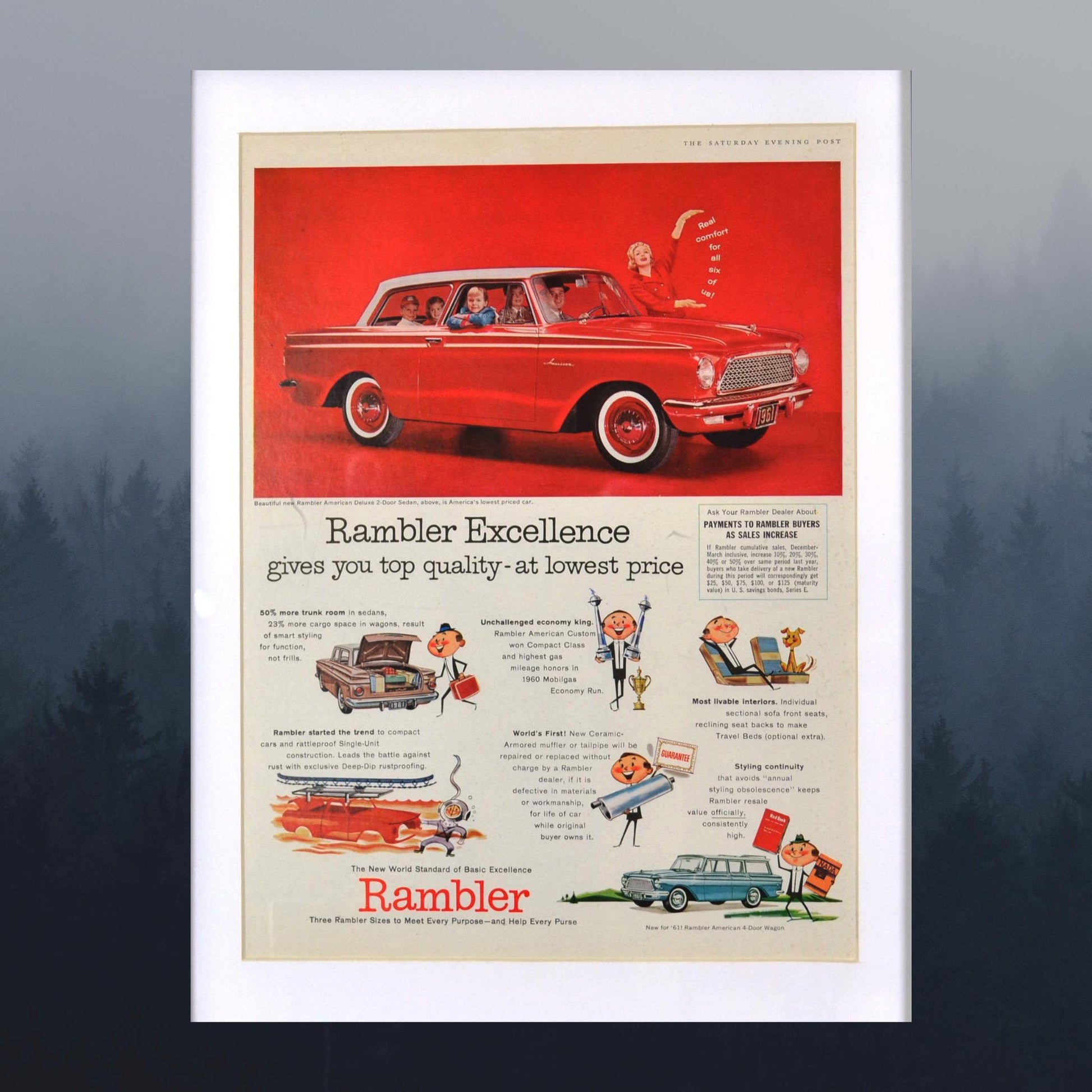 1961 Rambler American Print ad