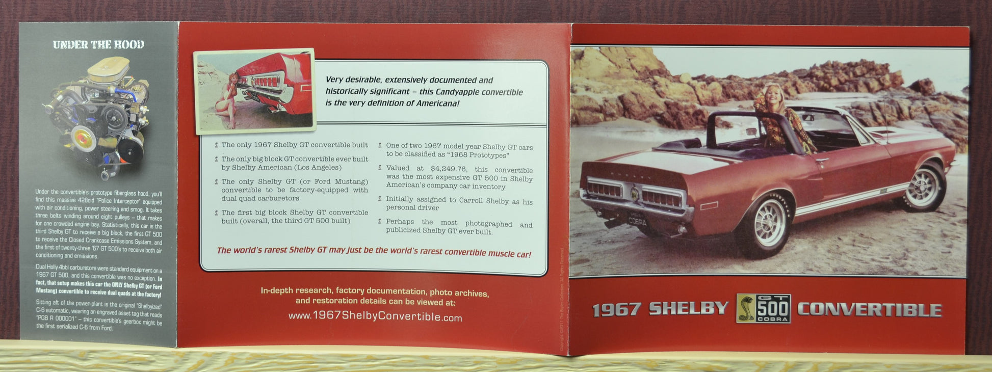 Prototype 428ci engine with Shelby GT details